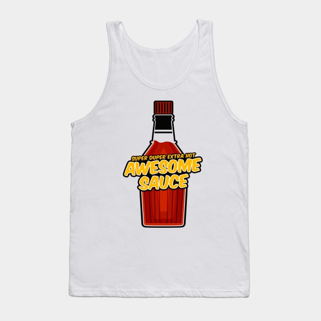 Awesome Sauce Bottle Tank Top by TextTees